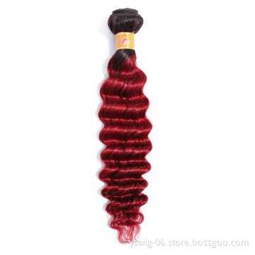 China Suppliers Sell 100% Unprocessed Virgin Remy Hair Extension Human Hair Indian Deep Wave